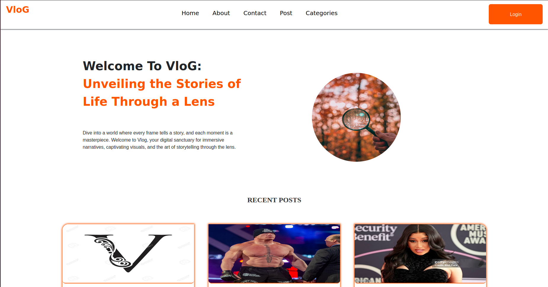 Vlog - Blogging Platform
